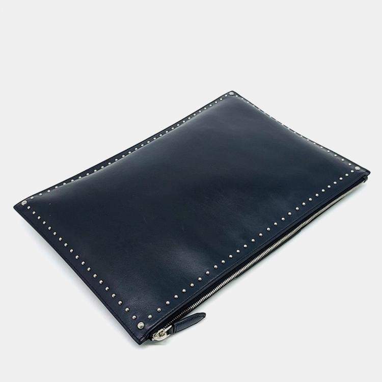 Pre Owned Givenchy Black Leather Antigona Clutch