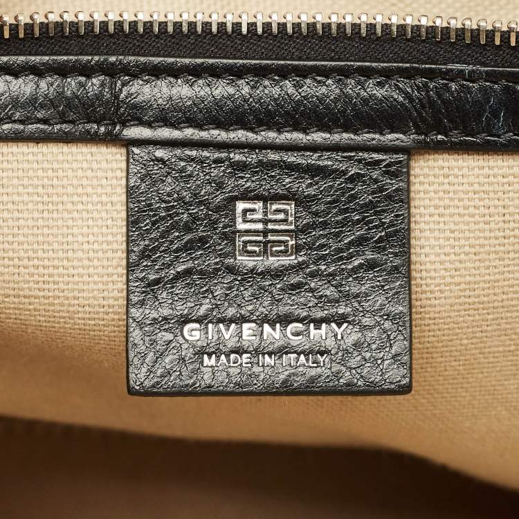 Pre Owned Givenchy Antigona Sport Small Black Leather Satchel