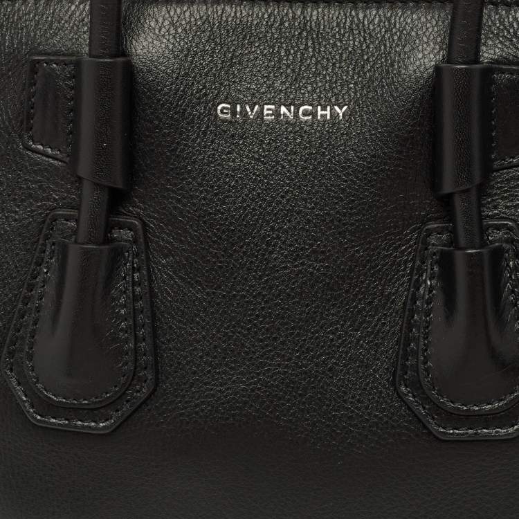 Pre Owned Givenchy Antigona Sport Small Black Leather Satchel