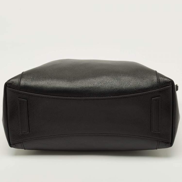 Pre Owned Givenchy Antigona Sport Small Black Leather Satchel