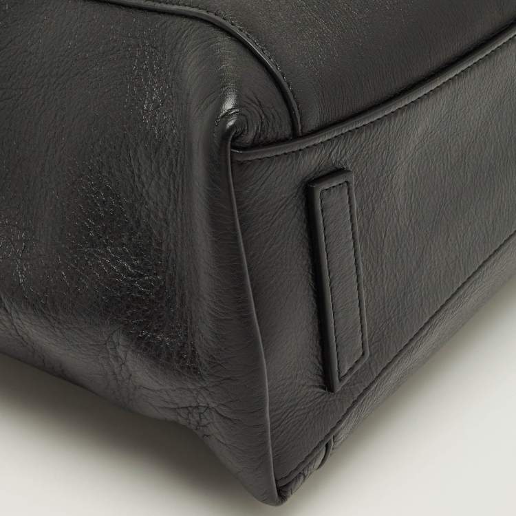 Pre Owned Givenchy Antigona Sport Small Black Leather Satchel