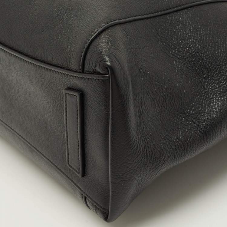 Pre Owned Givenchy Antigona Sport Small Black Leather Satchel