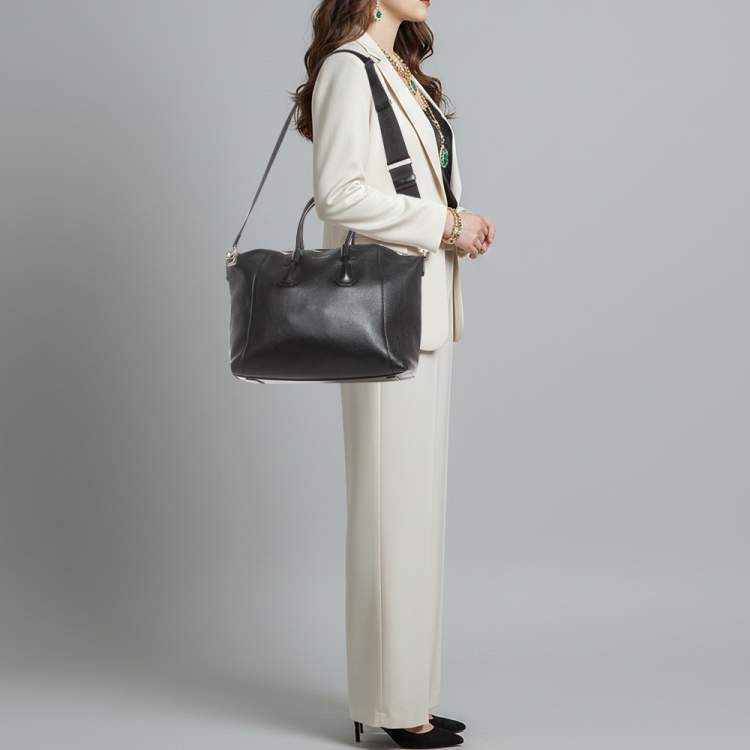 Pre Owned Givenchy Antigona Sport Small Black Leather Satchel