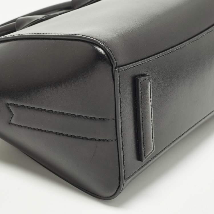 Pre Owned Givenchy Antigona Mini Black Leather Satchel