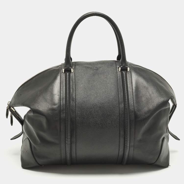 Pre Owned Givenchy Lucrezia Black Leather Duffel Bag