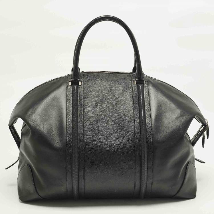 Pre Owned Givenchy Lucrezia Black Leather Duffel Bag