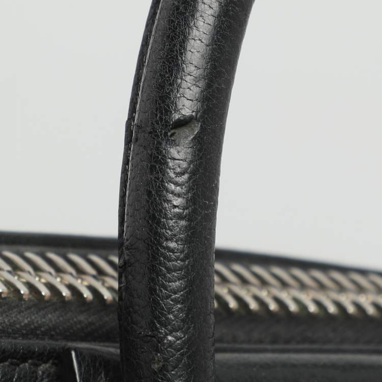 Pre Owned Givenchy Antigona Medium Black Leather Satchel