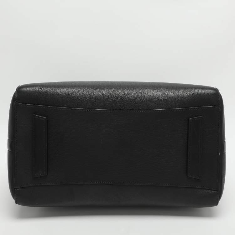 Pre Owned Givenchy Antigona Medium Black Leather Satchel