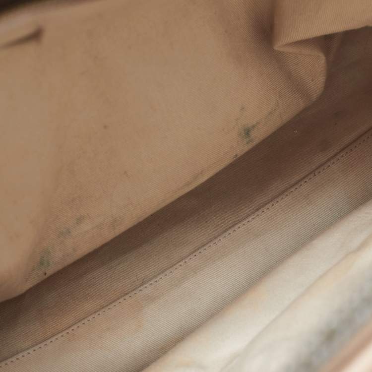 Pre Owned Givenchy Antigona Medium Beige Leather Satchel