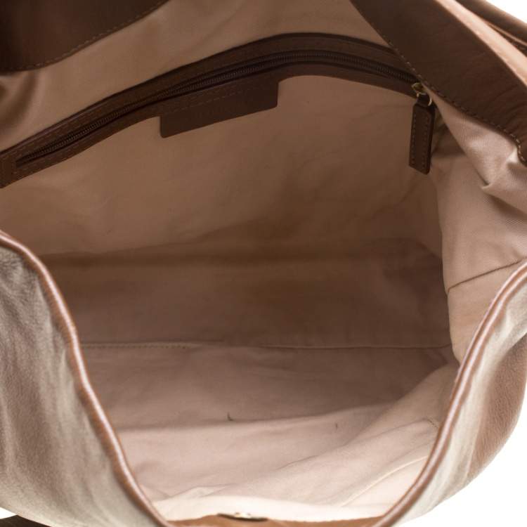 Pre Owned Givenchy Brown Leather Hobo