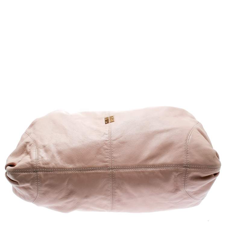 Pre Owned Givenchy Pink Leather Hobo