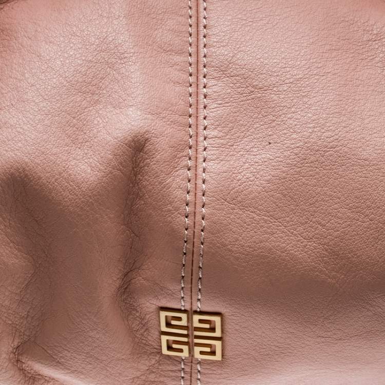 Pre Owned Givenchy Pink Leather Hobo