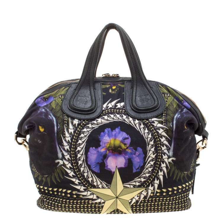 Pre Owned Givenchy Multicolor Nightingale Canvas Tote