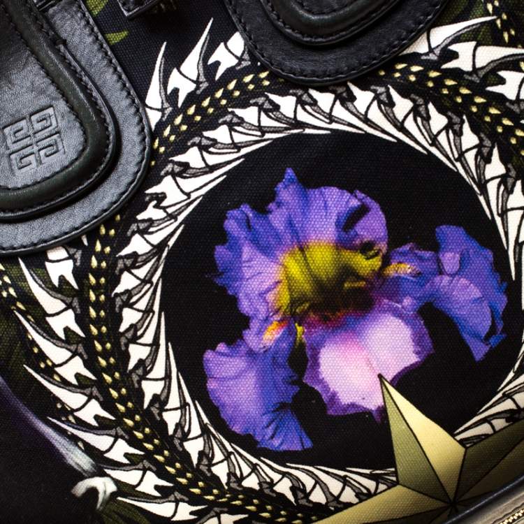 Pre Owned Givenchy Multicolor Nightingale Canvas Tote