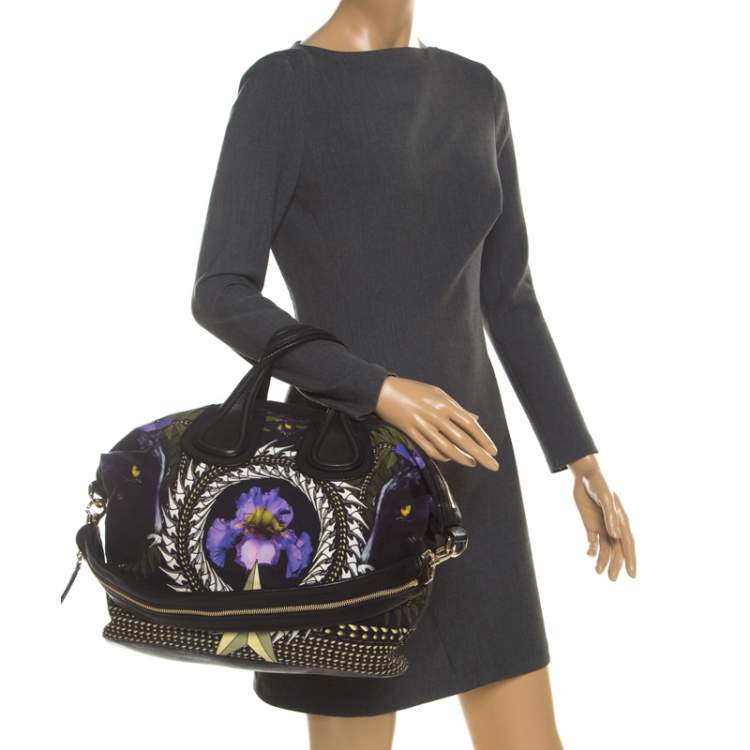 Pre Owned Givenchy Multicolor Nightingale Canvas Tote