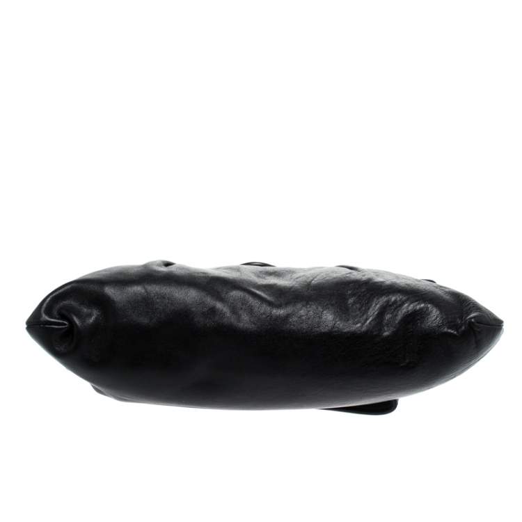 Pre Owned Givenchy Black Leather Pouch 