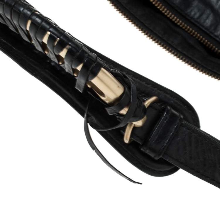 مملوكة مسبقًا Givenchy Black Leather Hobo