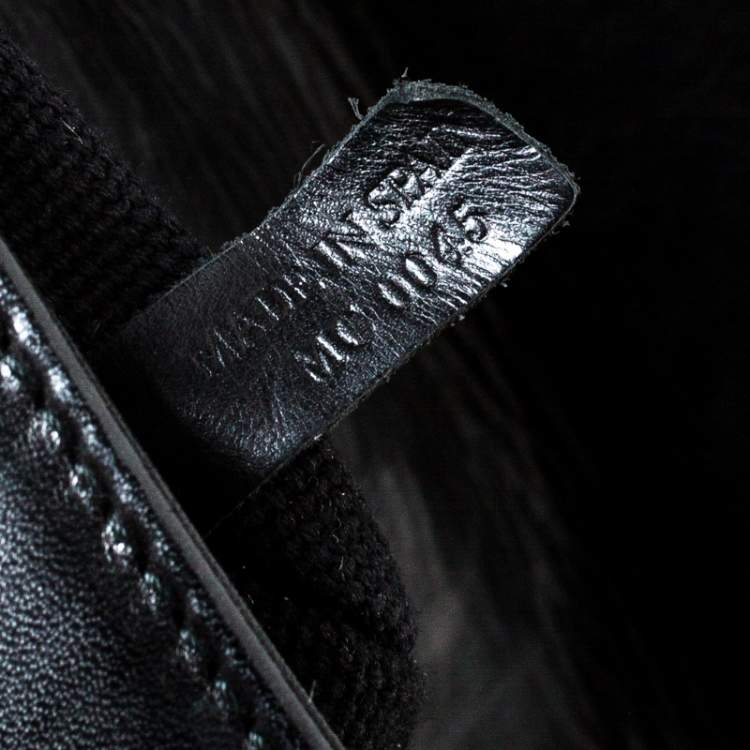 Pre Owned Givenchy Black Leather Knot Clutch