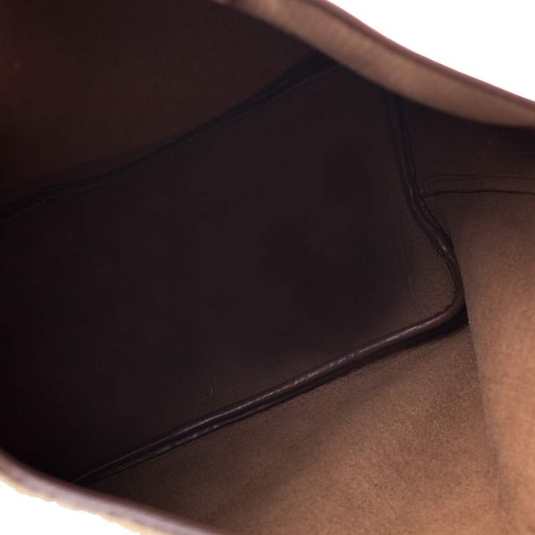 Pre Owned Givenchy Beige Fabric Antigona Maison Hdg Shopper Tote