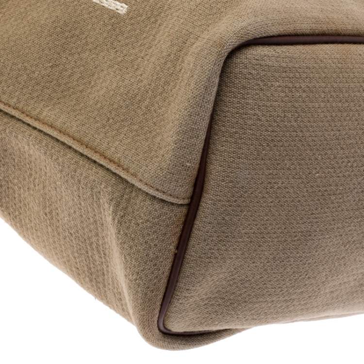 Pre Owned Givenchy Beige Fabric Antigona Maison Hdg Shopper Tote