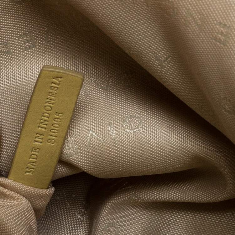 Pre Owned Givenchy Citrine Leather Tote