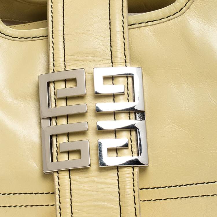 Pre Owned Givenchy Citrine Leather Tote