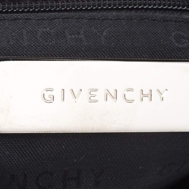 Pre Owned Givenchy Red Leather Logo Shoulder Bag
