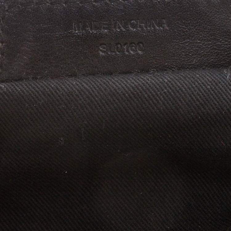 Pre Owned Givenchy Black Monogram Canvas Double Handle Hobo