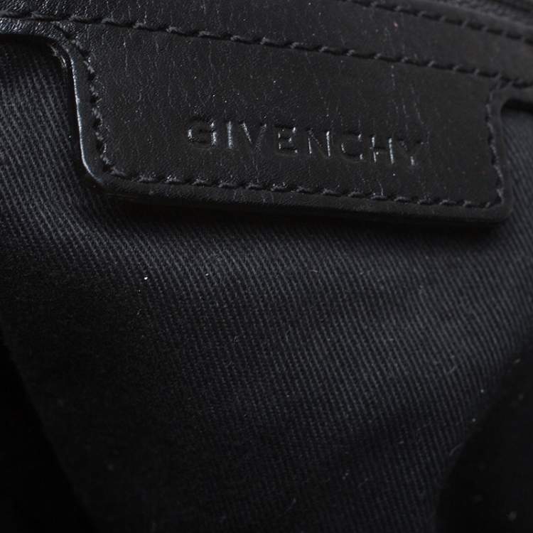 Pre Owned Givenchy Black Monogram Canvas Double Handle Hobo