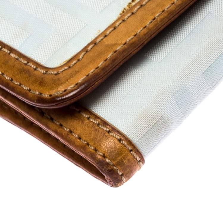 Pre Owned Givenchy Monogram Nylon and Leather Continental Wallet