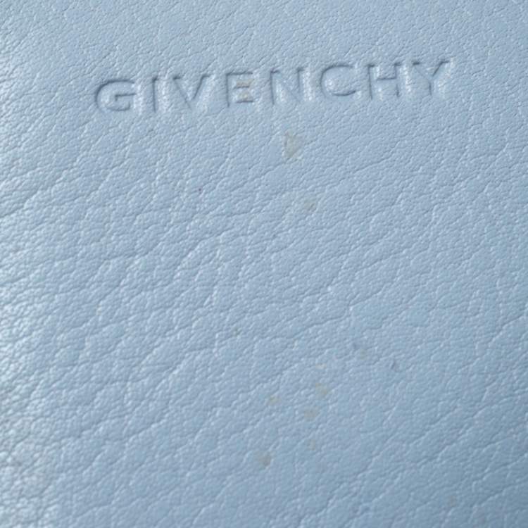 Pre Owned Givenchy White Leather Continental Wallet