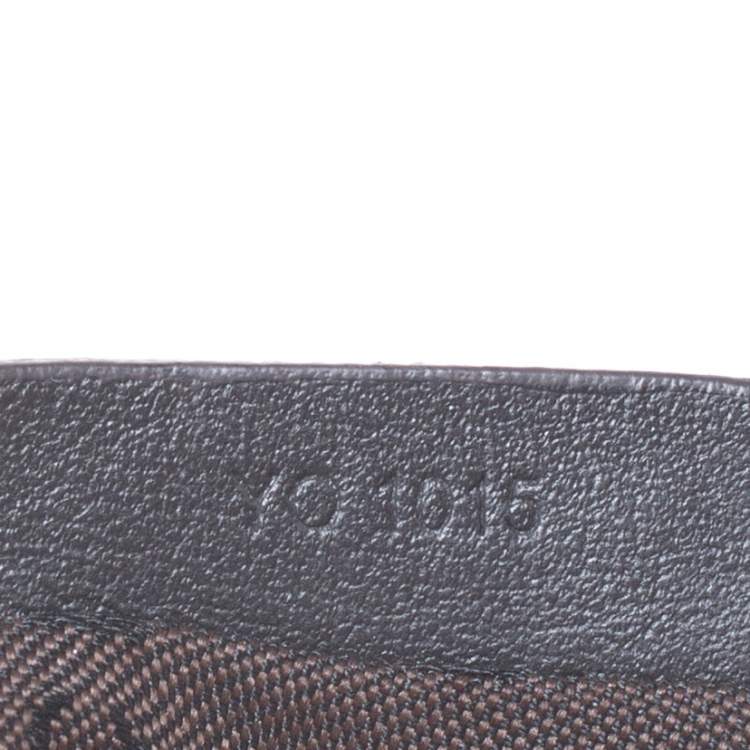 Pre Owned Givenchy Brown Monogram Canvas and Leather Tassel Zip Tote 