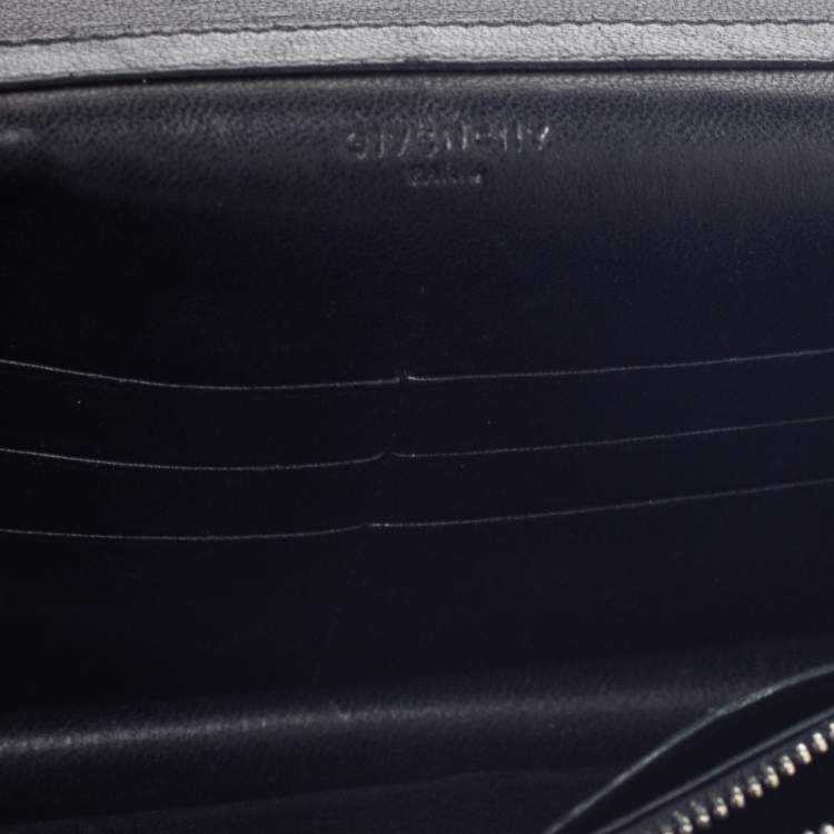 Pre Owned Givenchy Black Leather Pandora Wallet on Chain