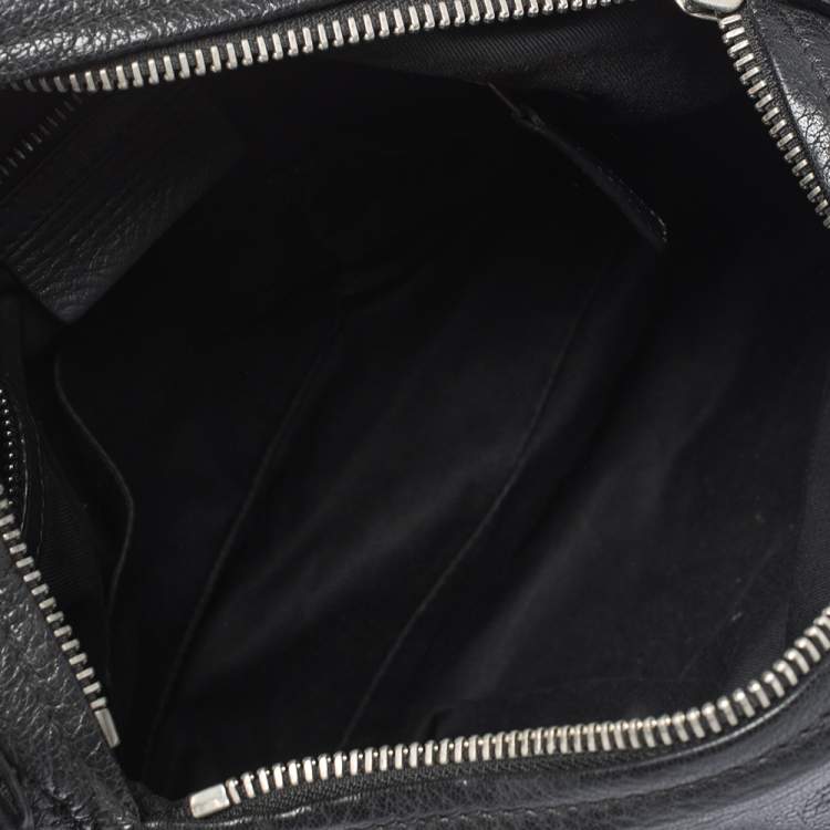 Pre Owned Givenchy Black Leather Large Pandora Shoulder Bag