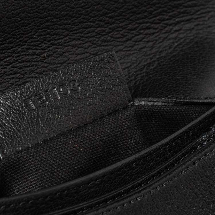 Pre Owned Givenchy Black Leather Small Antigona Clutch