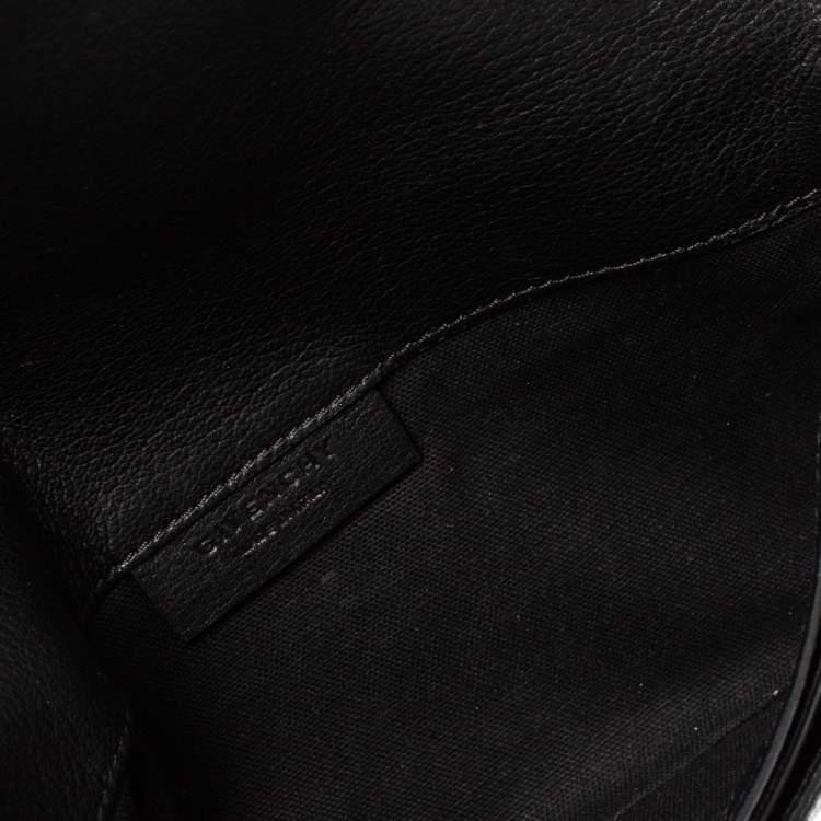 Pre Owned Givenchy Black Leather Small Antigona Clutch