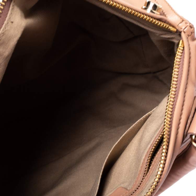 مملوكة مسبقًا Givenchy Beige Leather Large Pandora Shoulder Bag