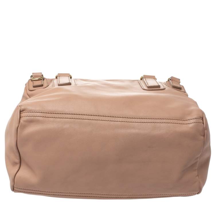 مملوكة مسبقًا Givenchy Beige Leather Large Pandora Shoulder Bag