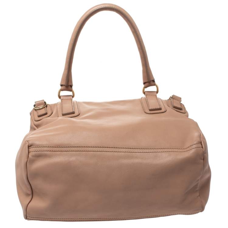 مملوكة مسبقًا Givenchy Beige Leather Large Pandora Shoulder Bag