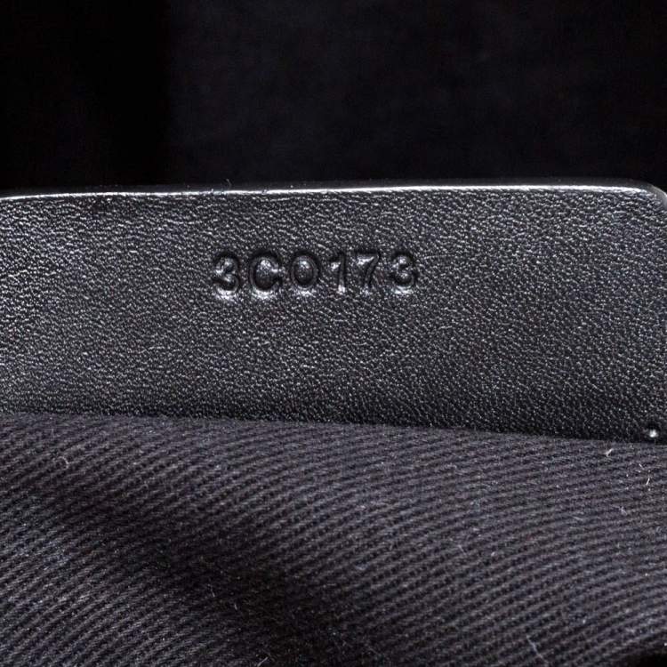 Pre Owned Givenchy Black Croc Embossed Leather Medium Antigona Satchel