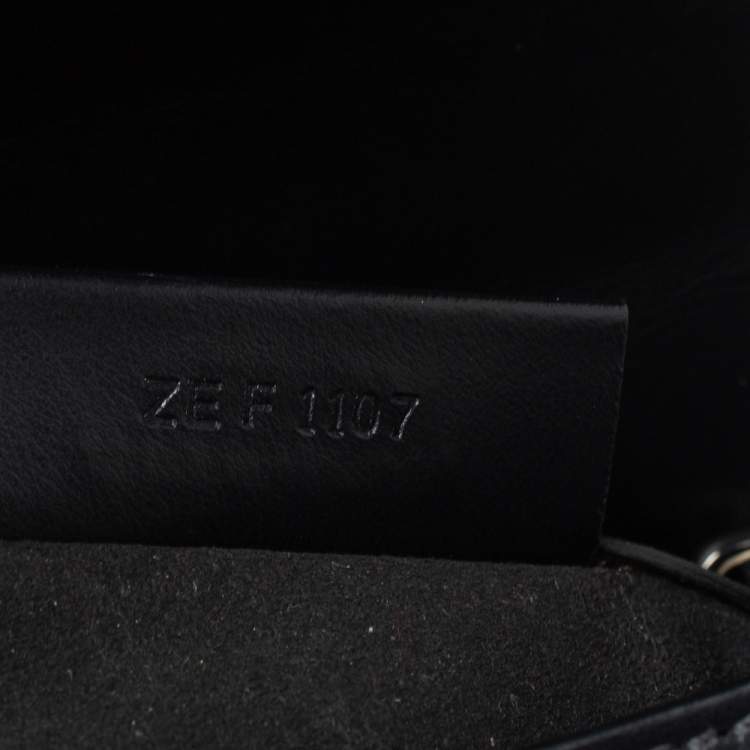 Pre Owned Givenchy Black Leather Mini Pandora Box Crossbody Bag