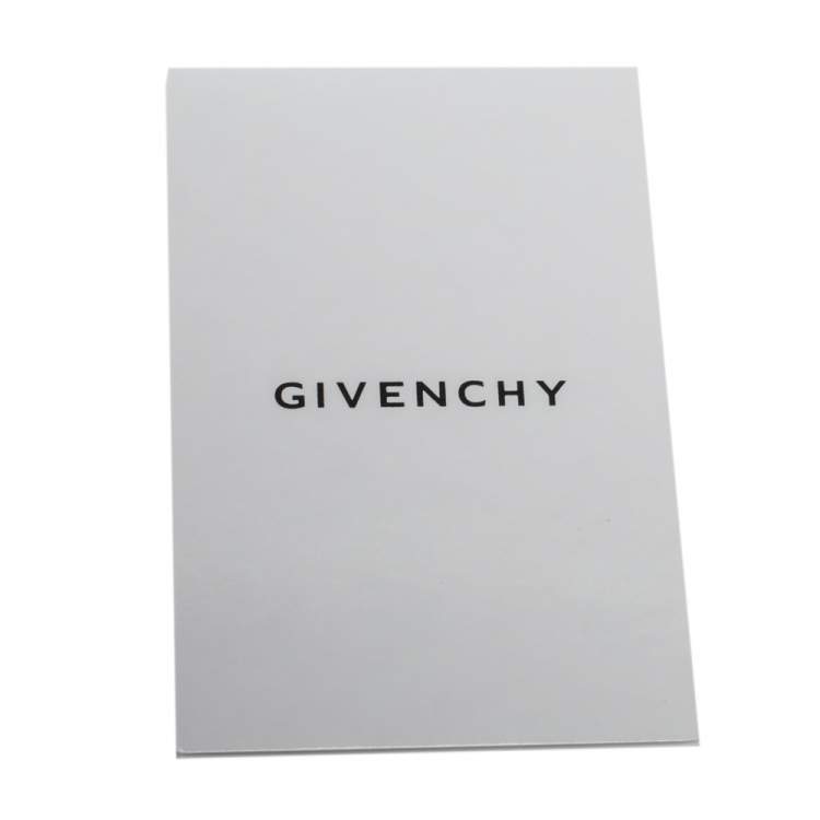 Pre Owned Givenchy Black Leather Pandora Long Flap Wallet