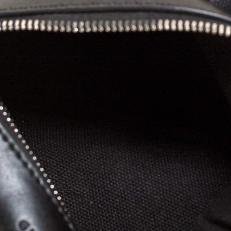 Pre Owned Givenchy Black Leather Pandora Wristlet Clutch