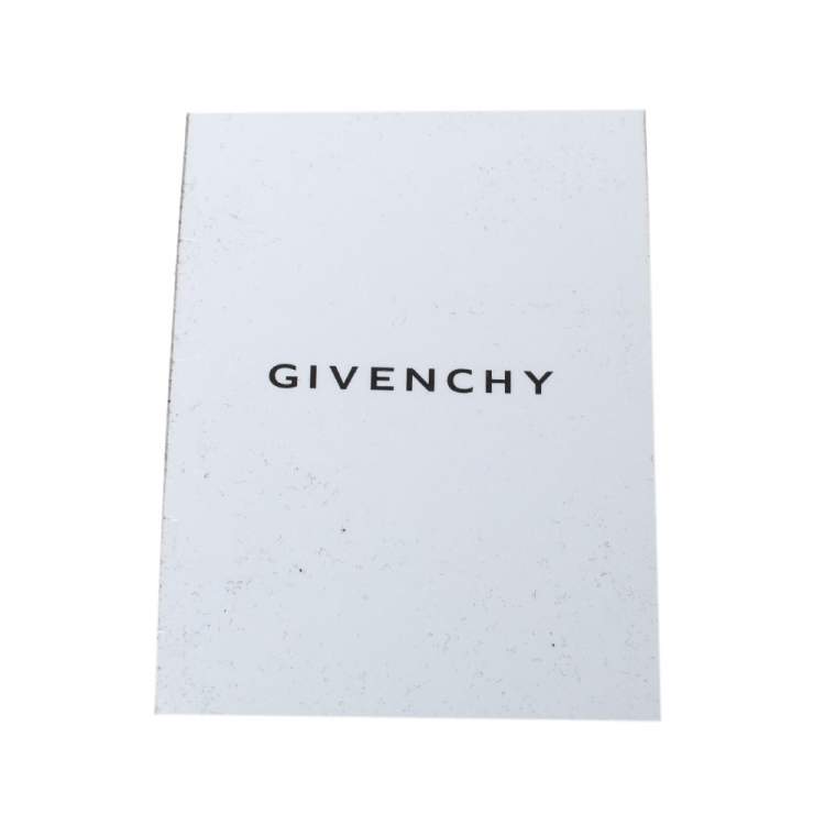 Pre Owned Givenchy Brown/Black Leather Wristlet Clutch