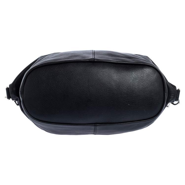 Pre Owned Givenchy Black Leather Medium Nightingale Satchel