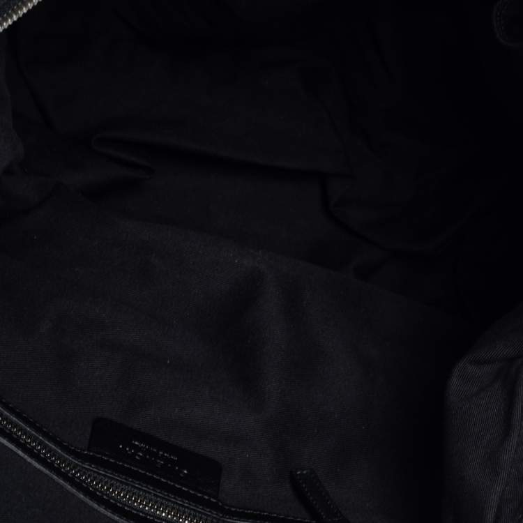 Pre Owned Givenchy Black Leather Medium Nightingale Satchel