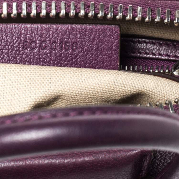 مملوكة مسبقًا Givenchy Plum Leather Mini Antigona Satchel