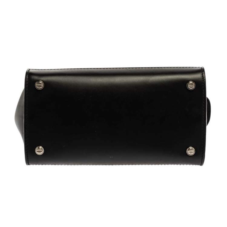 Pre Owned Givenchy Black Leather Mini Horizon Bag 