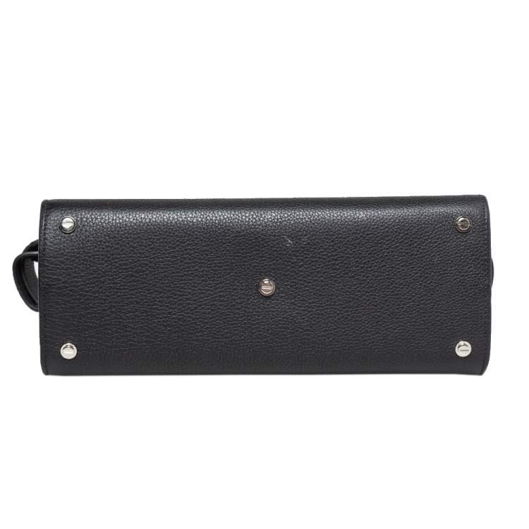 مملوكة مسبقًا Givenchy Black Leather Medium Horizon Tote