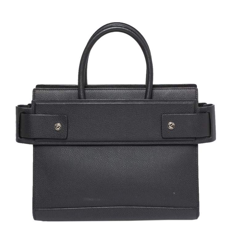مملوكة مسبقًا Givenchy Black Leather Medium Horizon Tote